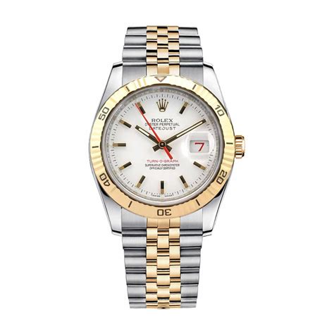 Vendesi Rolex Ternograph 116263 white 5 row jubilee bracelet